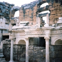 Hieropolis Theater, Pamukkale Turkey